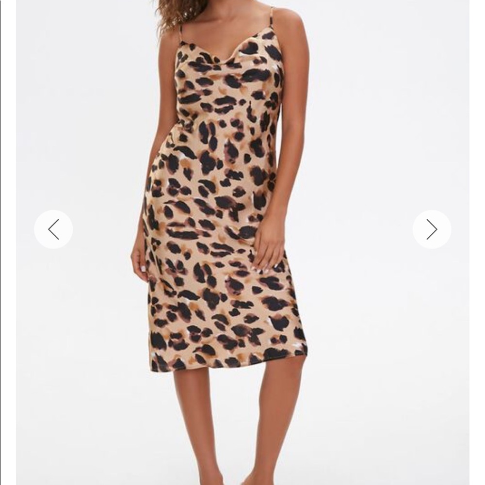 Leopard Print Slip Dress Forever 21